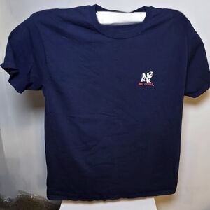 Unisex Navy Blue Big Dog T-Shirt